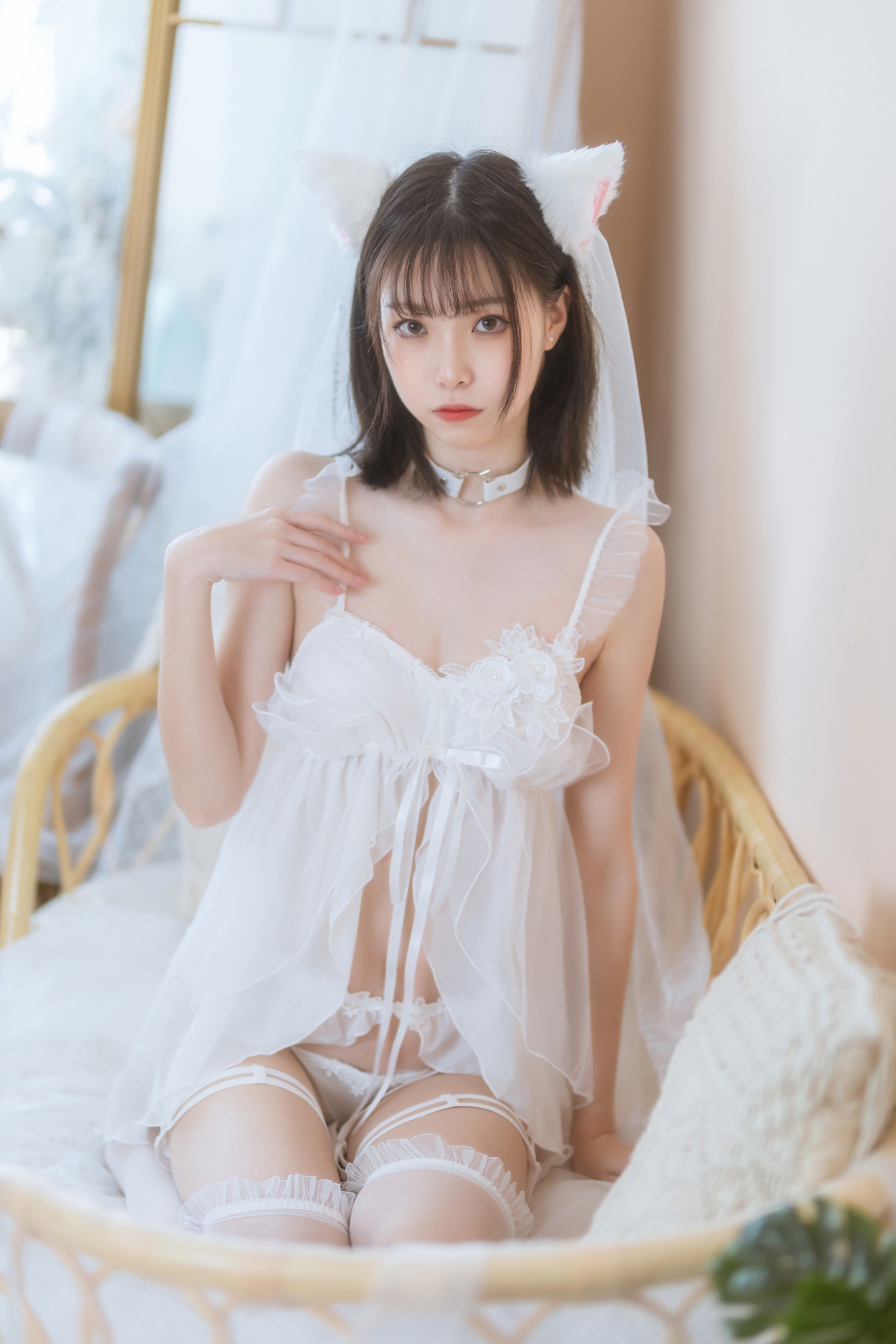 许岚LAN - NO.005 少女白色裙[40P]-XikXak